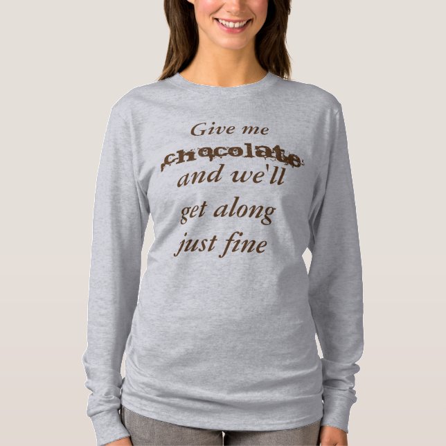 Chocolate Get Along T-Shirt (Front)