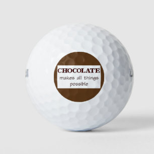Chocolate Golf Balls