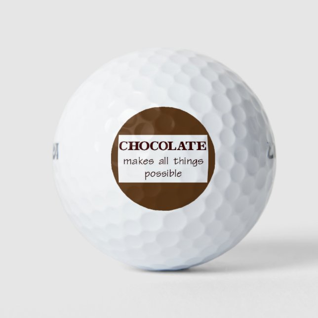 Chocolate Golf Balls (Front)