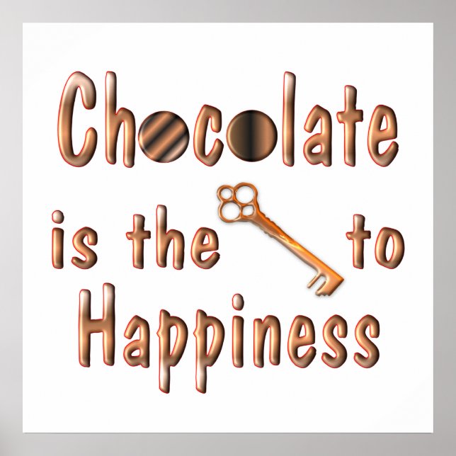 Chocolate Happiness Poster (Front)