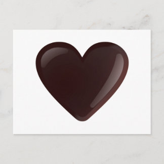 Chocolate Heart Postcard