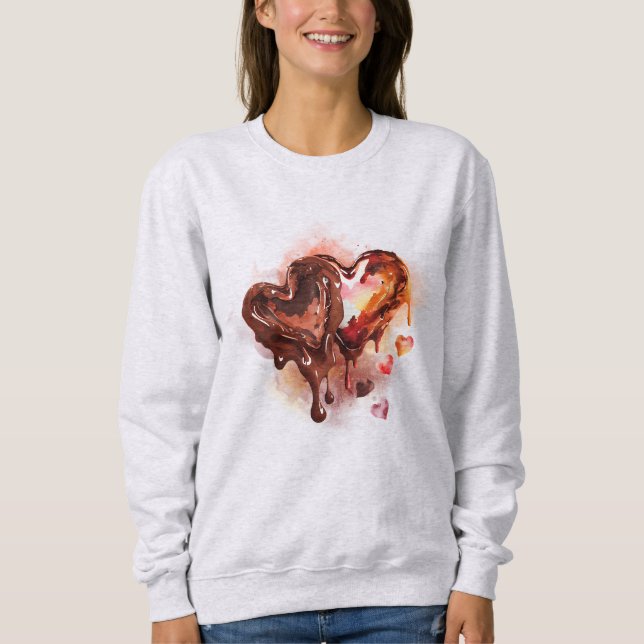 Chocolate Hearts Sweatshirt (Front)