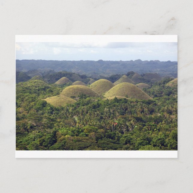 Chocolate Hills Bohol Island Philippines Postcard (Front)