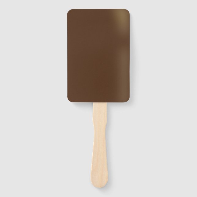 Chocolate Ice Cream Bar Hand Fan (Front)