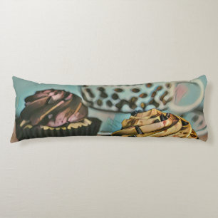 Chocolate ice cream body cushion