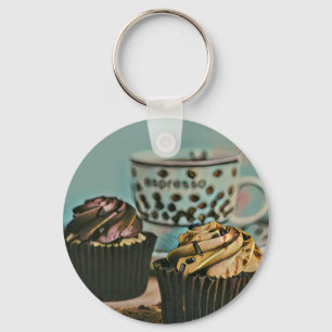 Chocolate ice cream key ring