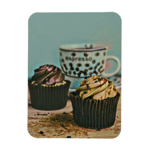 Chocolate ice cream magnet