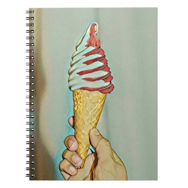 Chocolate ice cream notebook (Front)