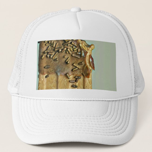 Chocolate ice cream popsicle trucker hat (Front)