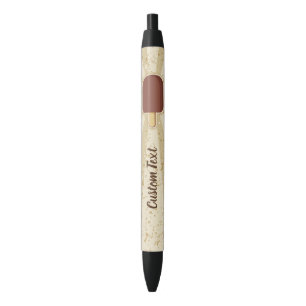 Chocolate Ice Cream Stick Black Ink Pen