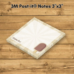 Chocolate Ice Cream Stick Post-it Notes
