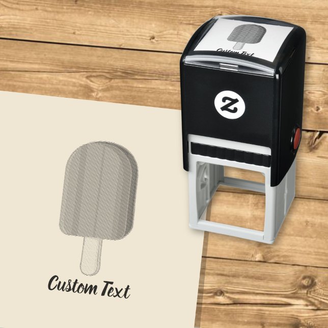 Chocolate Ice Cream Stick Self-inking Stamp (Creator Uploaded)