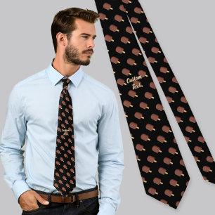 Chocolate Ice Cream Stick Tie