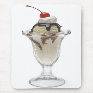 Chocolate Ice Cream Sundae Mouse Mat
