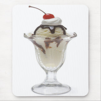 Chocolate Ice Cream Sundae Mouse Mat