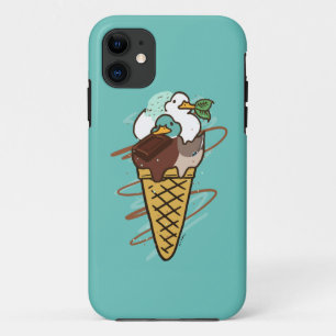 Chocolate Ice Duck iPhone 11 Case