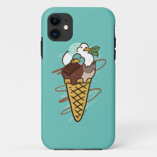 Chocolate Ice Duck iPhone 11 Case