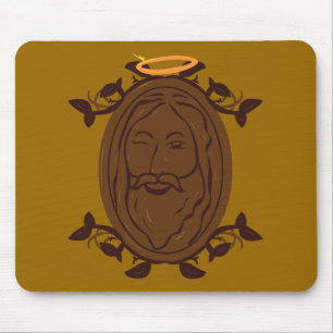 Chocolate Jesus Mouse Mat
