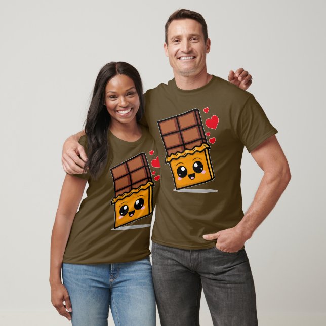 Chocolate kawaii T-Shirt (Unisex)