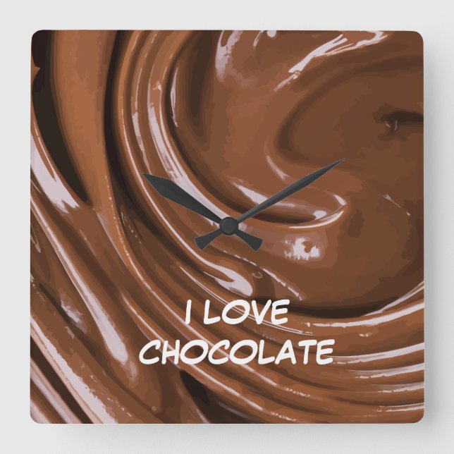 Chocolate Kitchen Wall Clocks (Front)