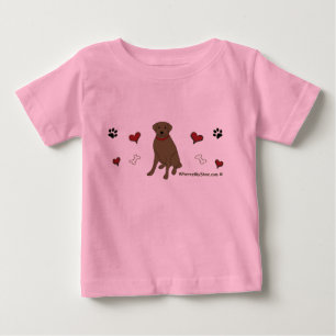 chocolate lab baby T-Shirt