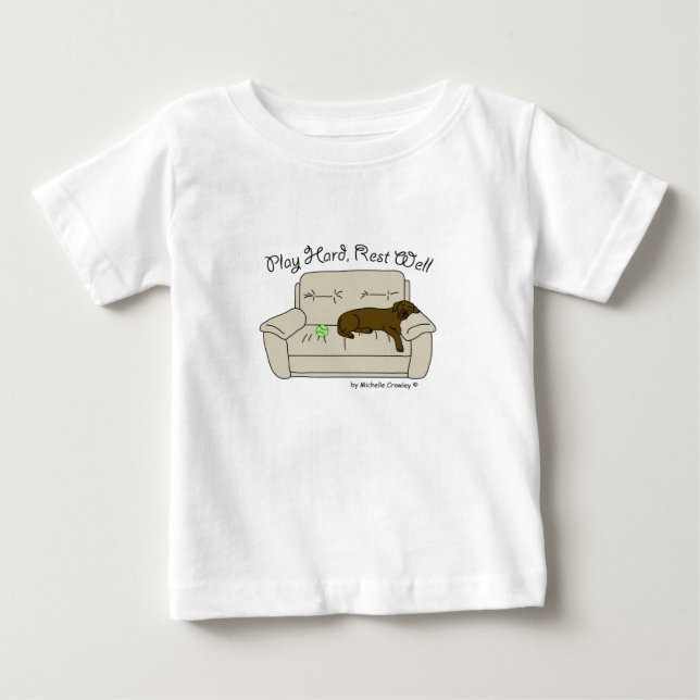 chocolate lab baby T-Shirt (Front)