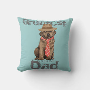 Chocolate Lab Dad Cushion
