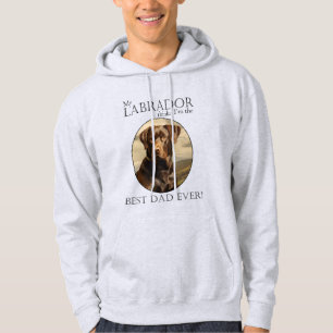 Chocolate Lab Dad Hoodie