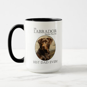 Chocolate Lab Dad Mug