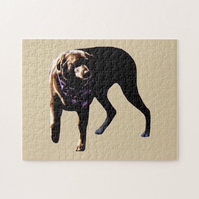 Chocolate Lab Jigsaw Puzzle (Horizontal)