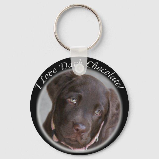 Chocolate Lab Key Chain (Front)