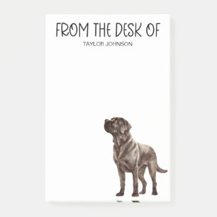 Chocolate Lab Lover Post-it Notes
