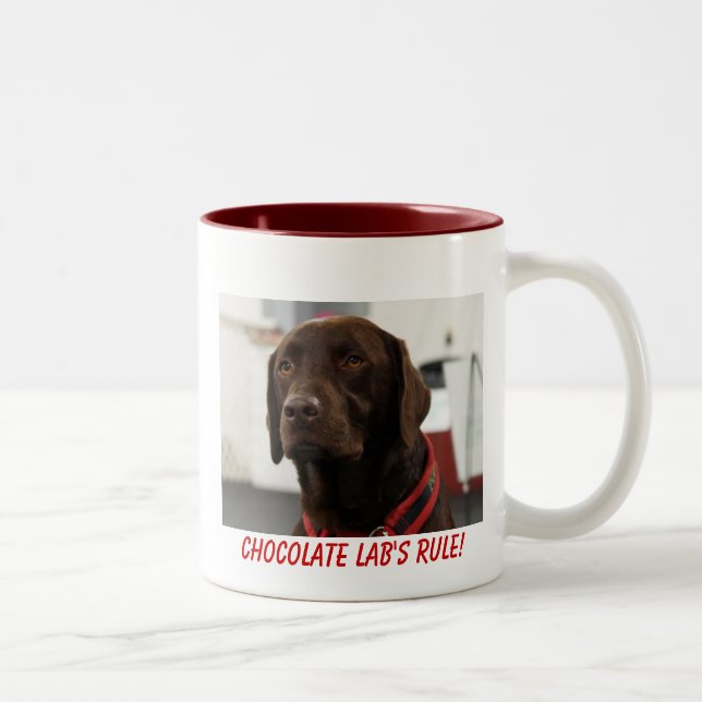 Chocolate Lab Mug (Right)