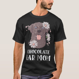 Chocolate Lab Mum Labrador Retriever Dog T-Shirt