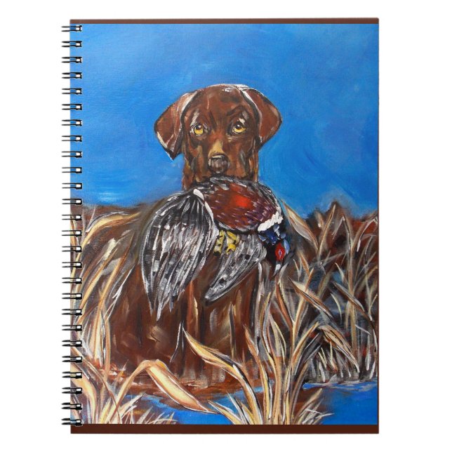 CHOCOLATE LAB NOTEBOOK (Front)
