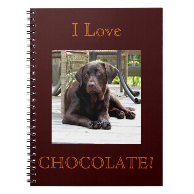 Chocolate Lab Notebook (Front)