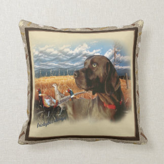 Chocolate Lab Pillow