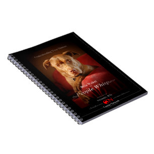 Chocolate Lab Pit Mix Dog Movie Poster Notebook
