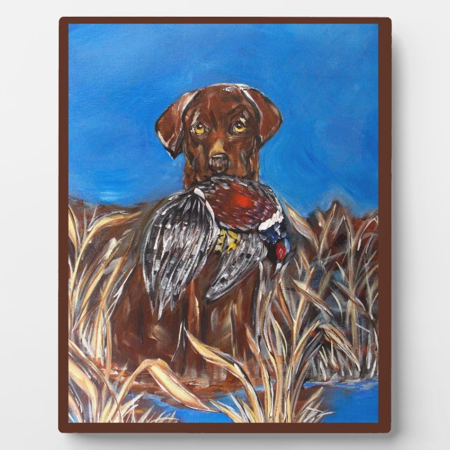 CHOCOLATE LAB PLAQUE (Front)