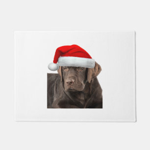 Chocolate Lab Shirt Labrador Retriever Dog Christm Doormat