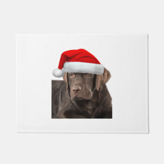 Chocolate Lab Shirt Labrador Retriever Dog Christm Doormat
