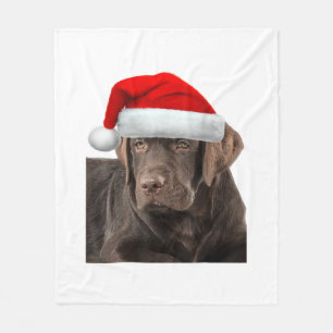 Chocolate Lab Shirt Labrador Retriever Dog Christm Fleece Blanket