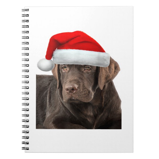 Chocolate Lab Shirt Labrador Retriever Dog Christm Notebook (Front)