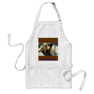 chocolate lab standard apron