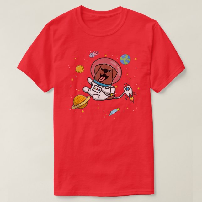 Chocolate Lab  T-Shirt (Design Front)