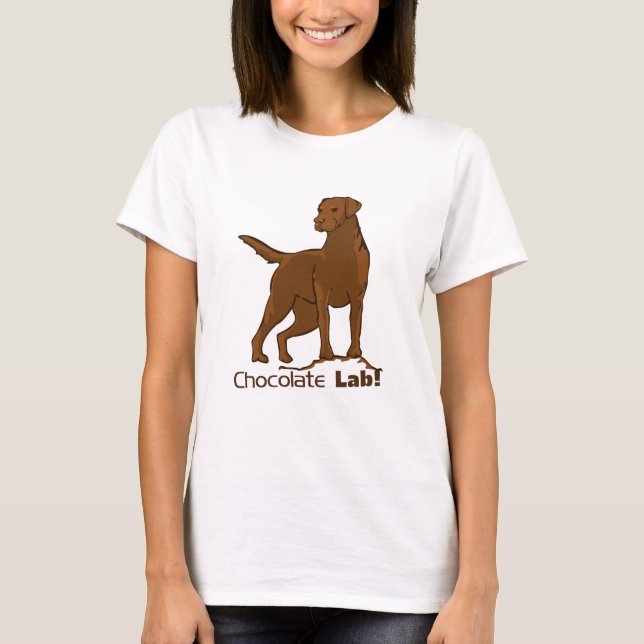 chocolate lab T-Shirt (Front)