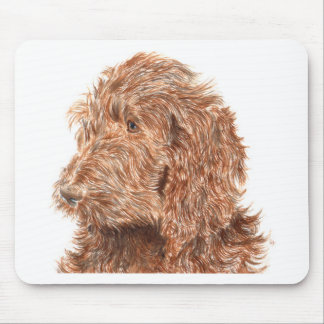 Chocolate Labradoodle Mouse Mat