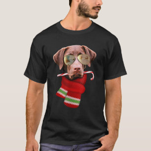 Chocolate Labrador Christmas Gift for Dog Lovers S T-Shirt