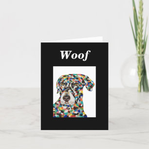 Chocolate Labrador Dog Blank Note Card