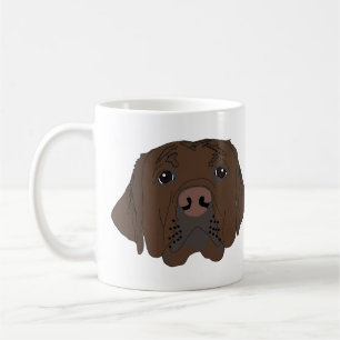 Chocolate Labrador on Mug